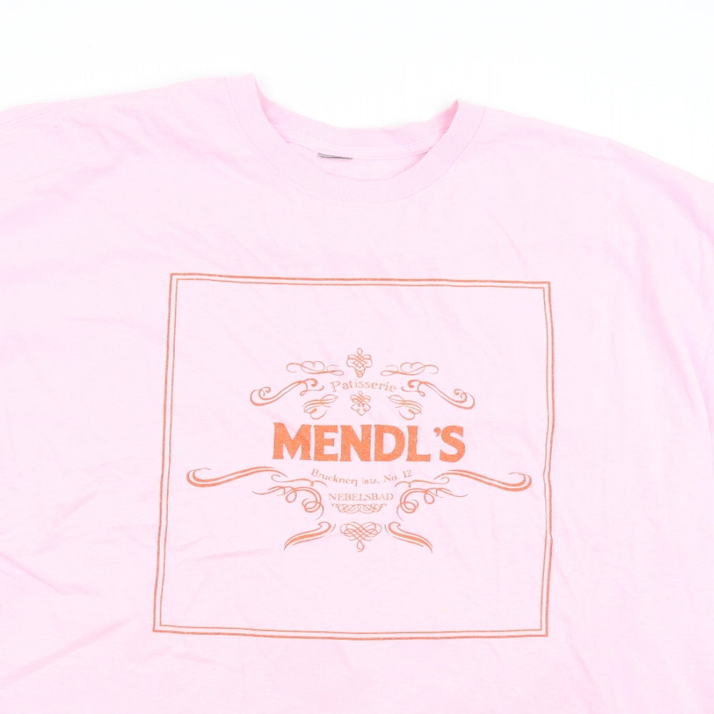 Mendl's Mens Pink    T-Shirt Size XL