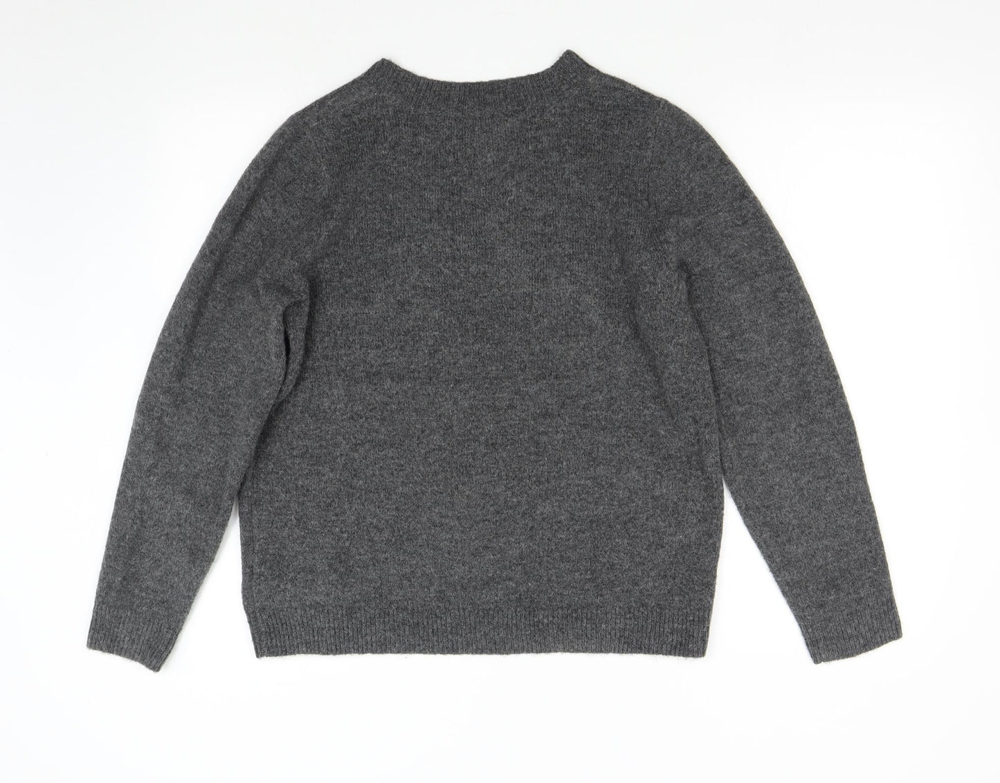 TU Womens Grey  Knit Pullover Jumper Size 16