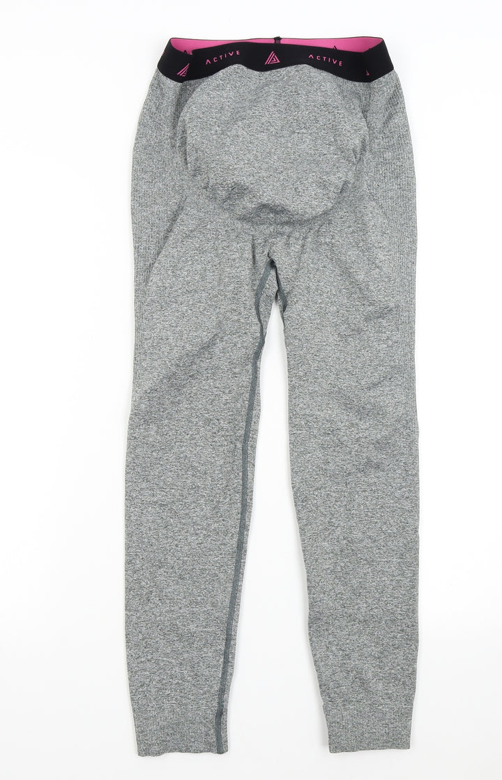 NEXT Womens Grey Compression Leggings Size L L25 in