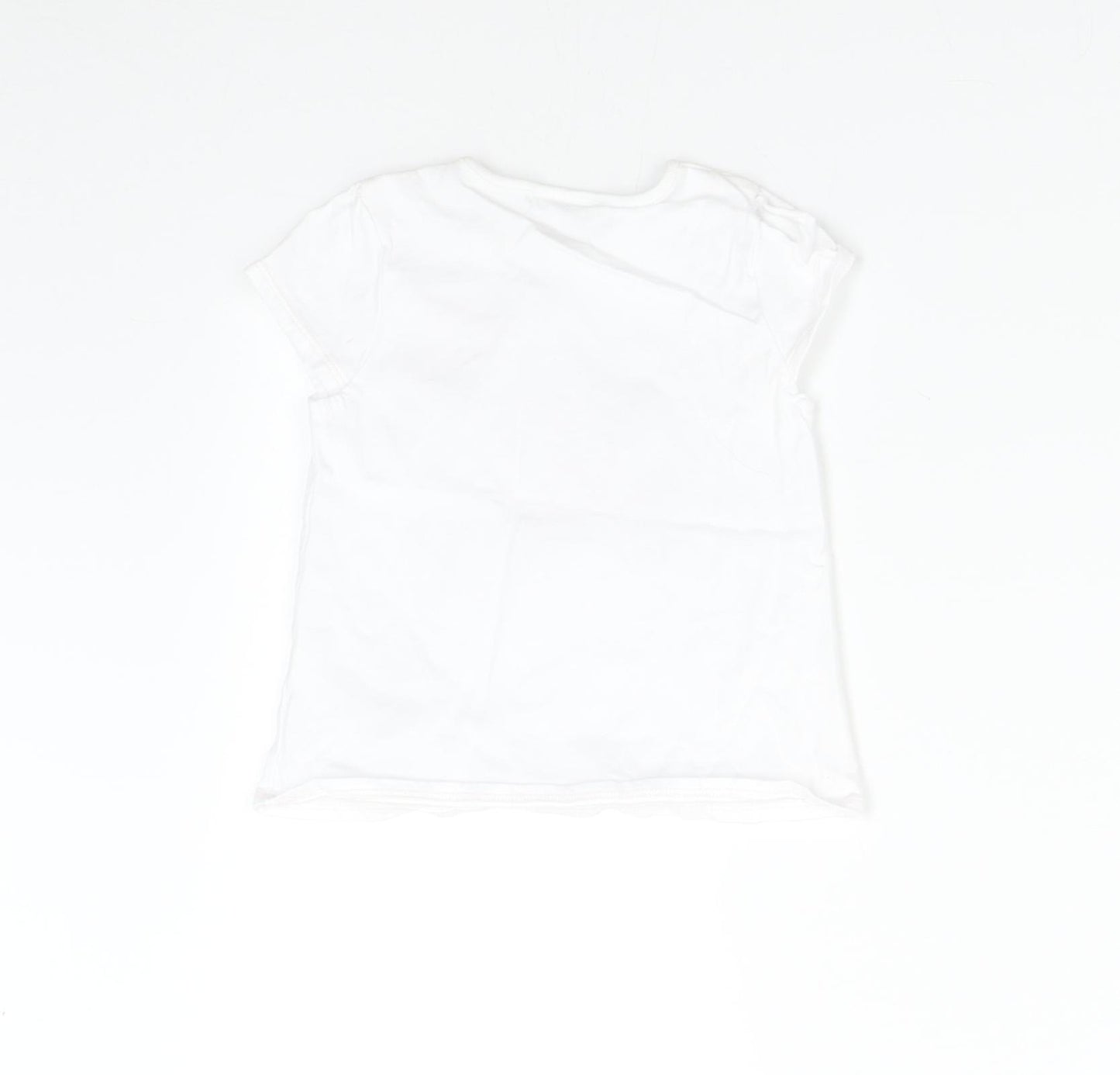 NEXT Baby White   Basic T-Shirt Size 9-12 Months  - Elephant