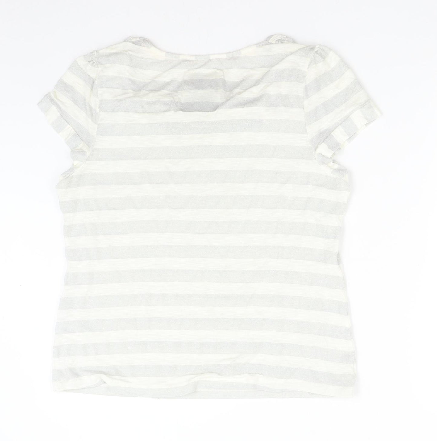 Debenhams Womens Multicoloured Striped  Basic T-Shirt Size 20