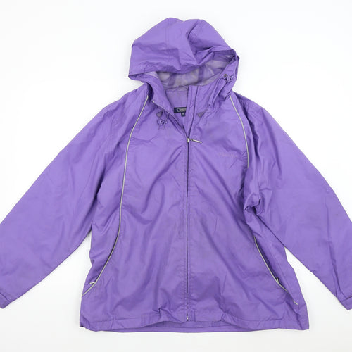 Debenham's Womens Purple   Anorak Jacket Size 20