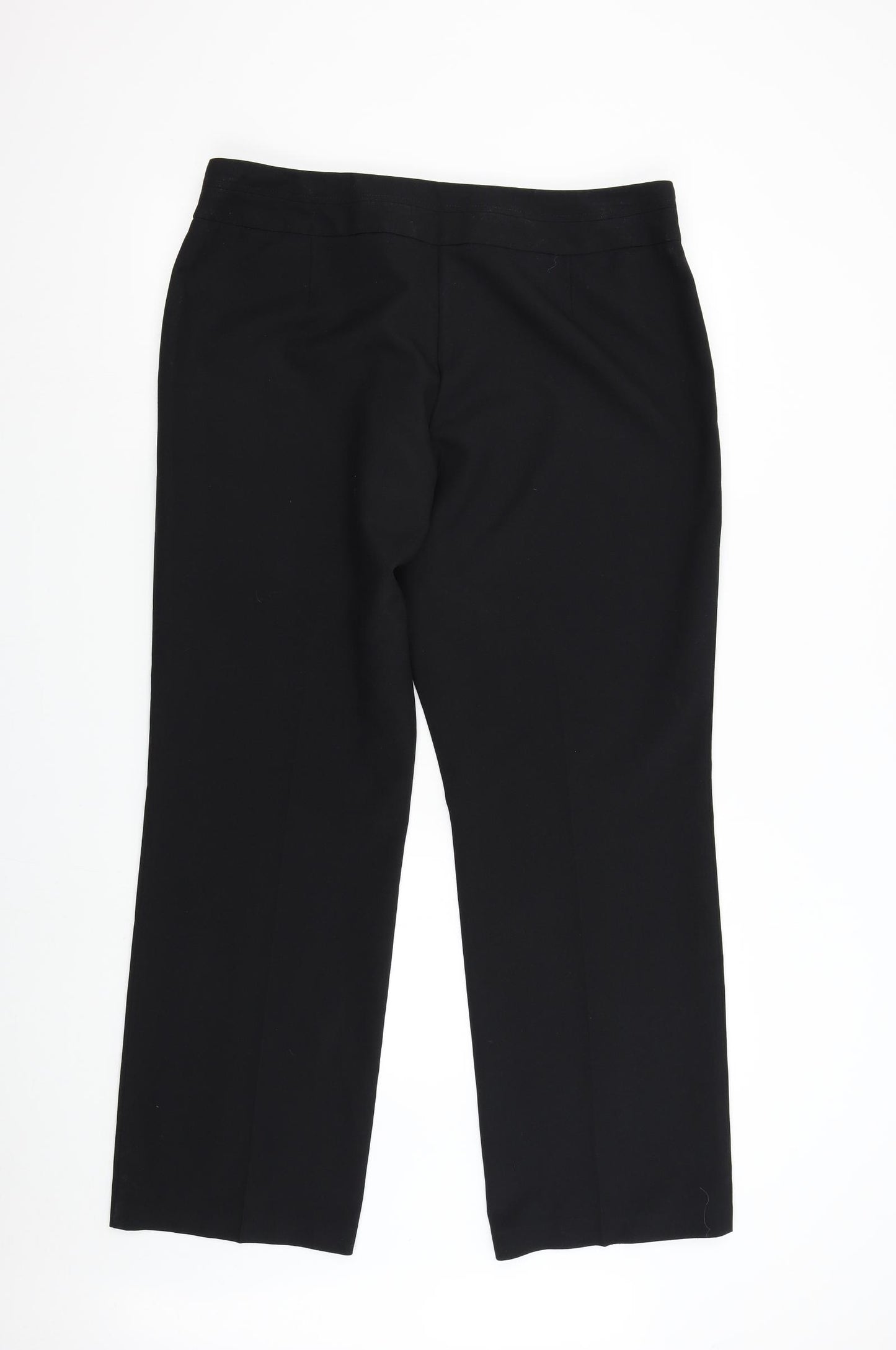 m&s Womens Black   Trousers  Size 16 L30 in