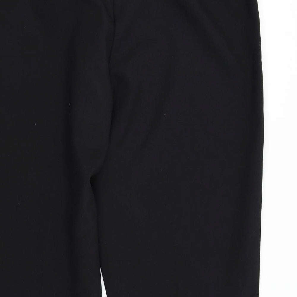 m&s Womens Black   Trousers  Size 16 L30 in