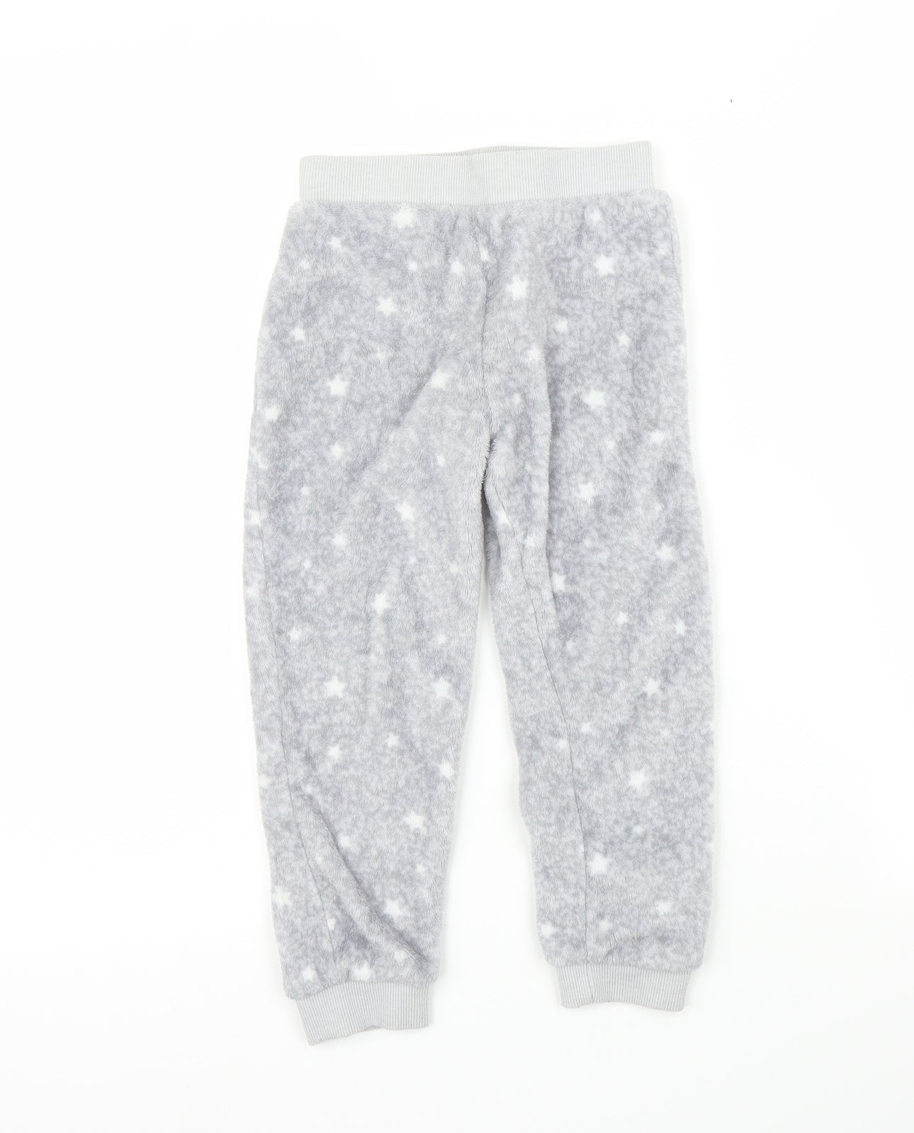F&F Girls Grey Solid  Capri Pyjama Set Size 4 Years