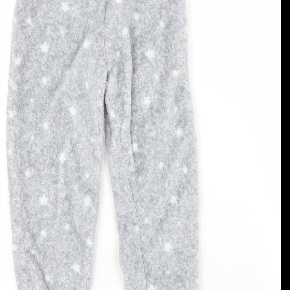 F&F Girls Grey Solid  Capri Pyjama Set Size 4 Years