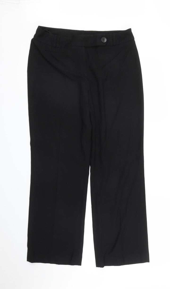 Autonomy Womens Black Trousers Size 12 L28 in