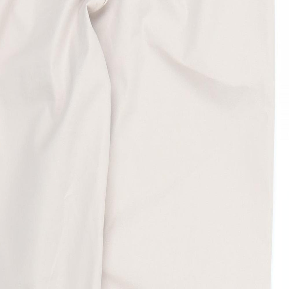 M&S Womens Beige   Pedal Pusher Trousers Size 12 L26 in