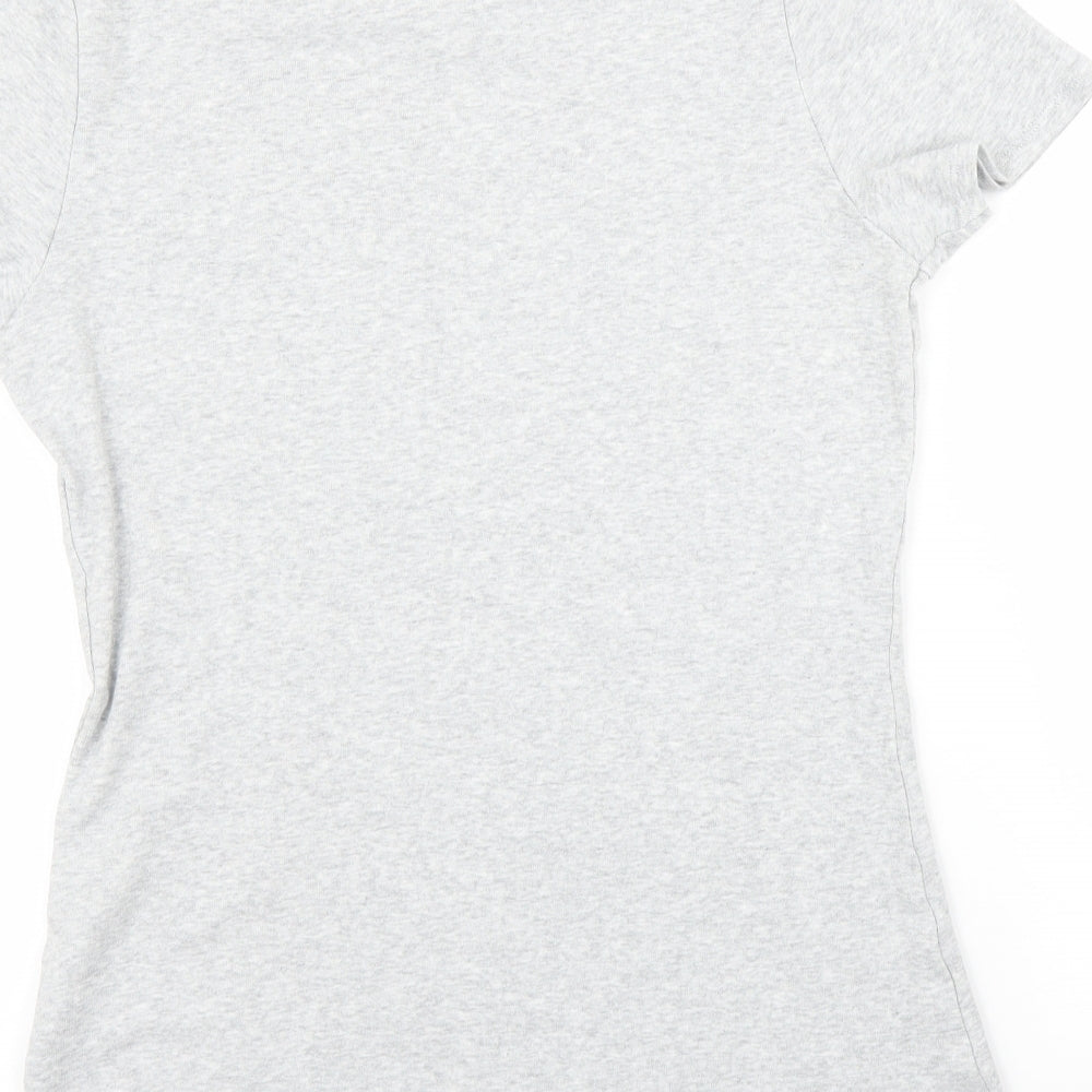 M&S Womens Grey   Basic T-Shirt Size 14