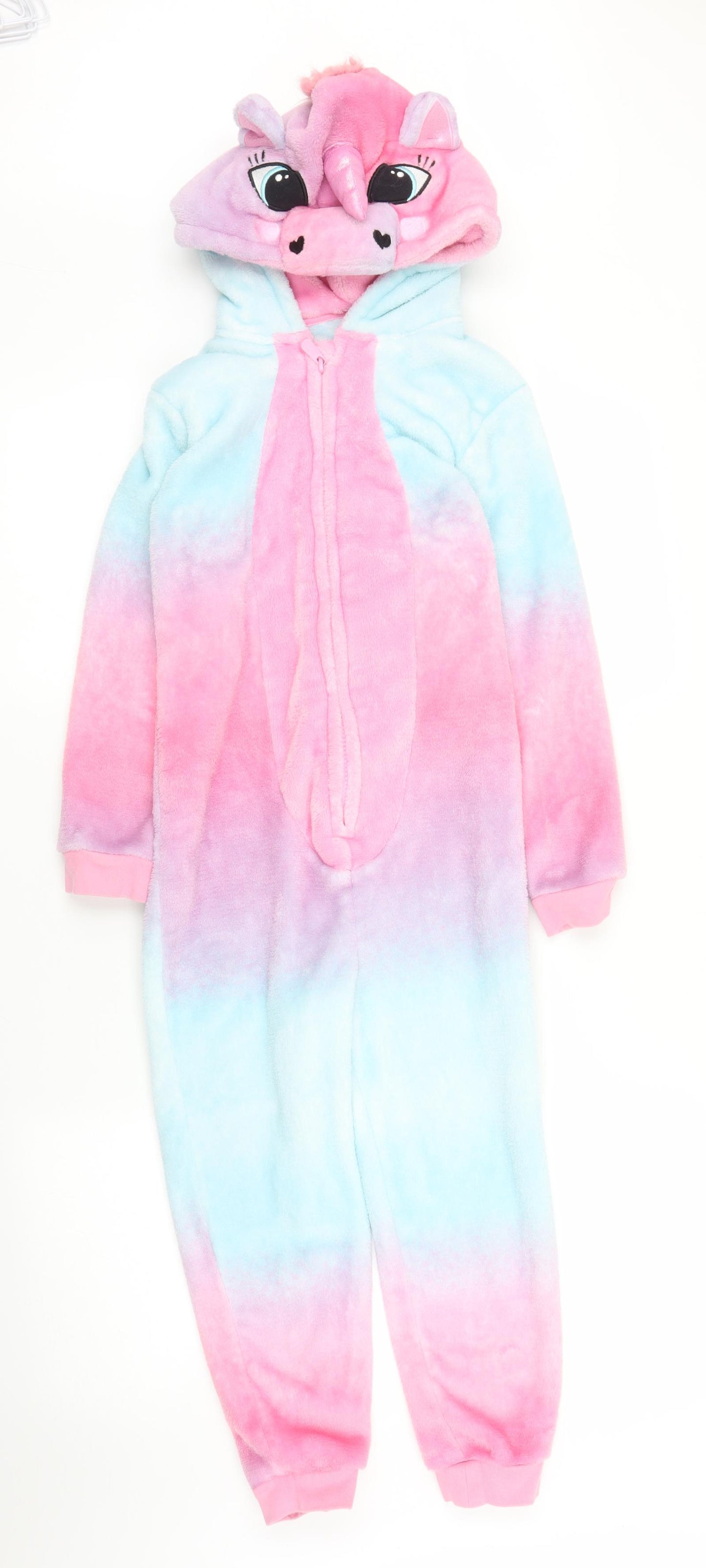 George Girls Pink Solid  Capri One Piece Size 7 Years
