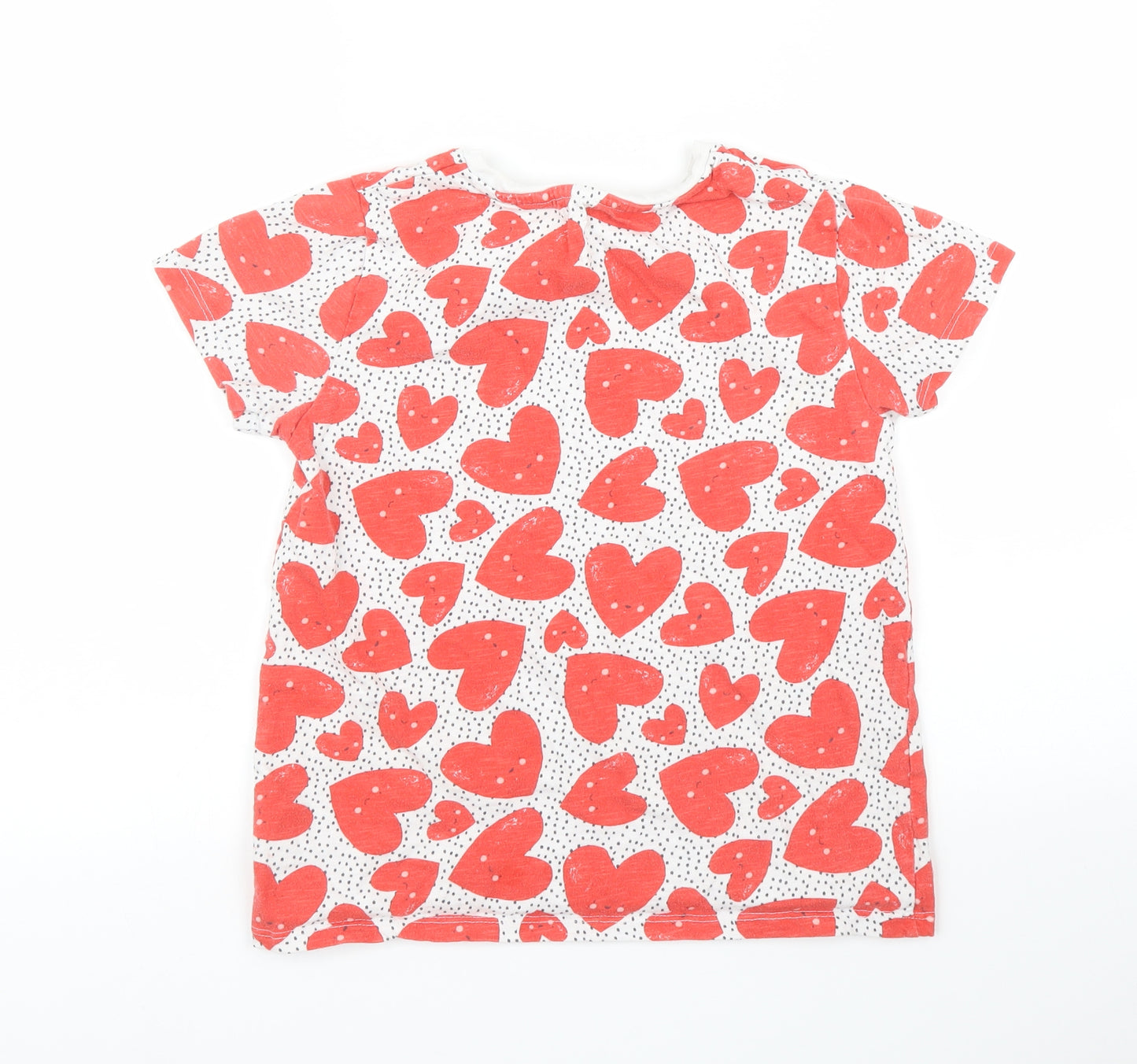 NEXT Girls Red   Basic T-Shirt Size 10 Years
