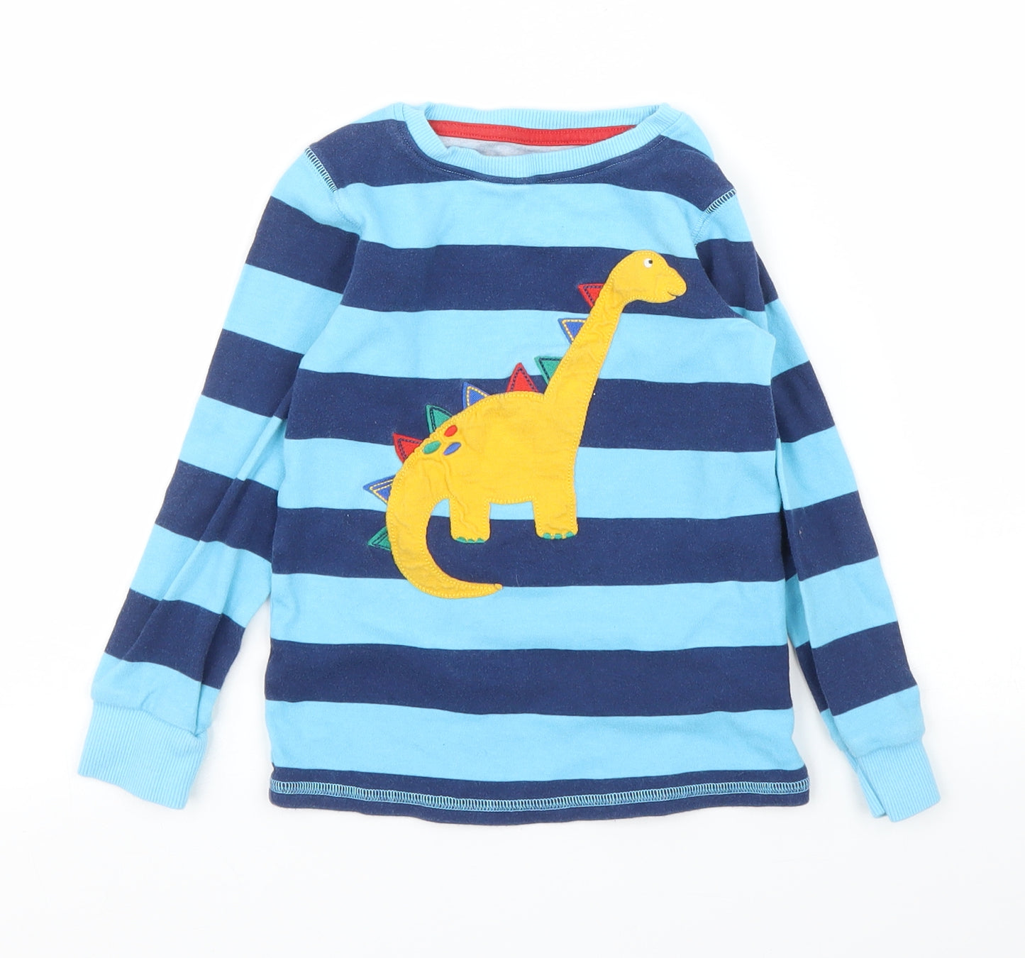 NEXT Boys Blue Striped  Basic T-Shirt Size 4 Years