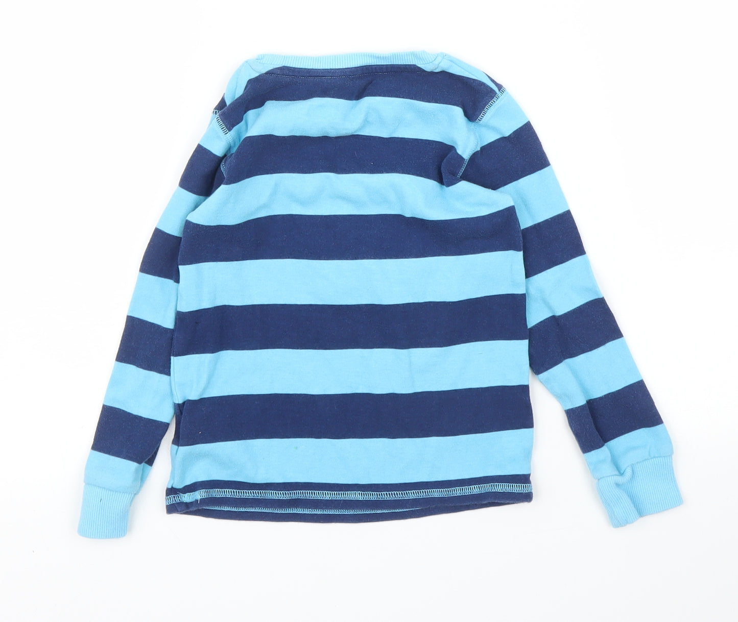 NEXT Boys Blue Striped  Basic T-Shirt Size 4 Years