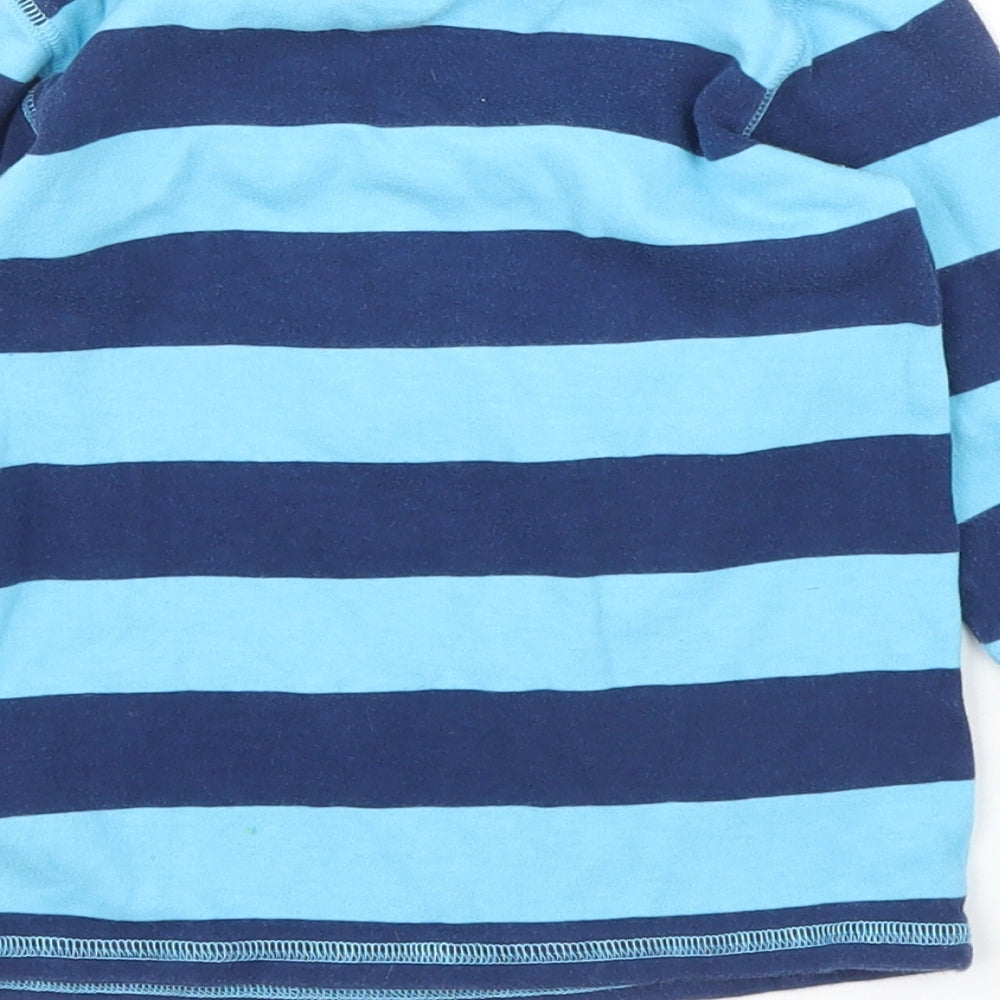 NEXT Boys Blue Striped  Basic T-Shirt Size 4 Years