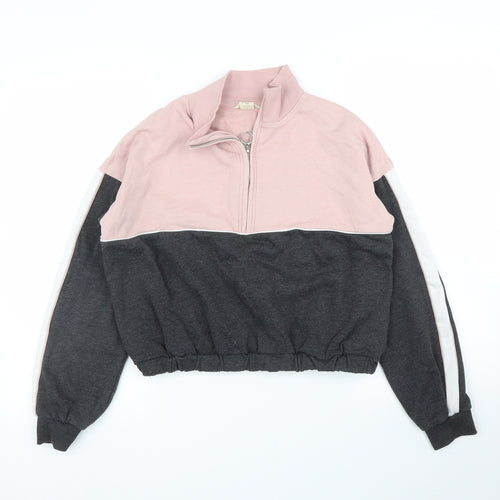 H&M Girls Pink   Pullover Jumper Size 12 Years