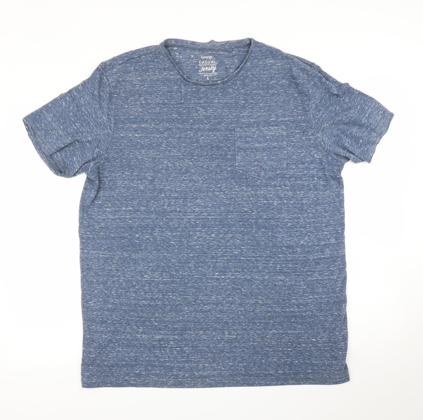 George Mens Blue    T-Shirt Size L