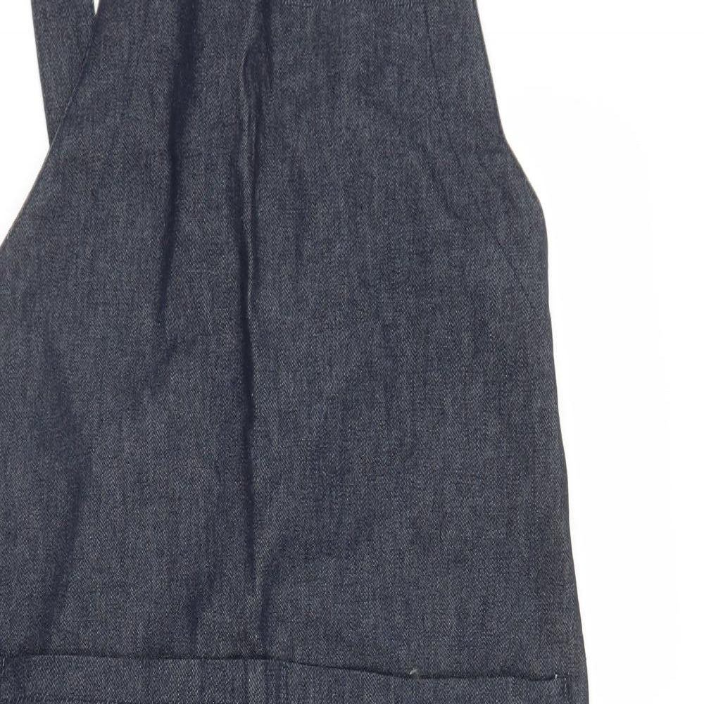 Preworn Womens Blue   Basic Blouse Size M  - Apron