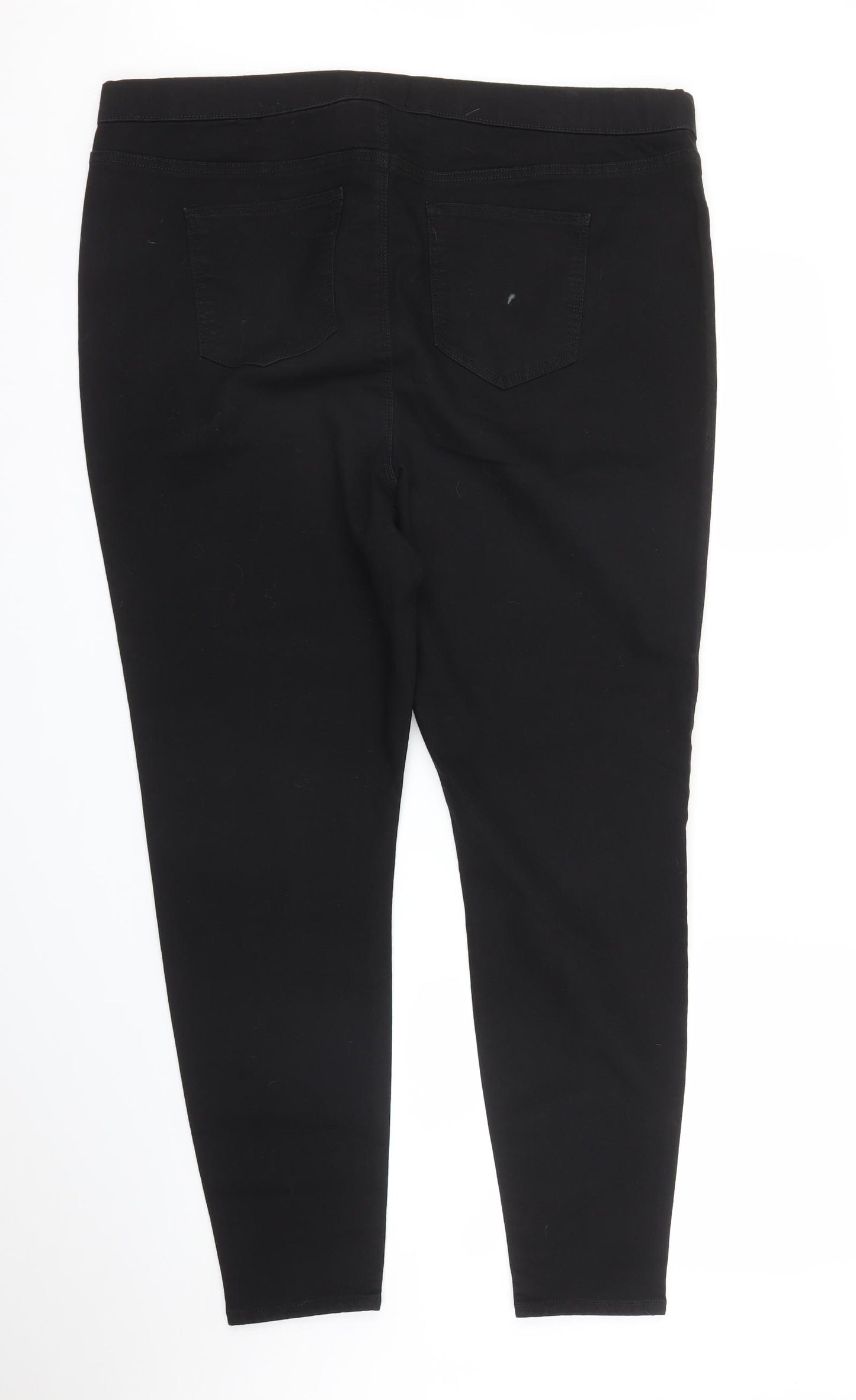 Matalan Womens Black  Denim Jegging Jeans Size 20 L27 in