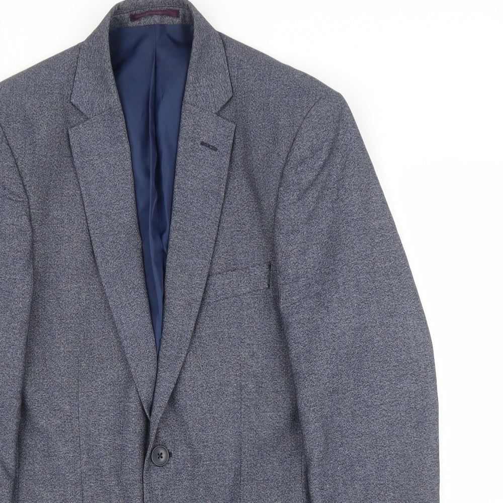 Moss Mens Grey   Jacket Suit Jacket Size 38
