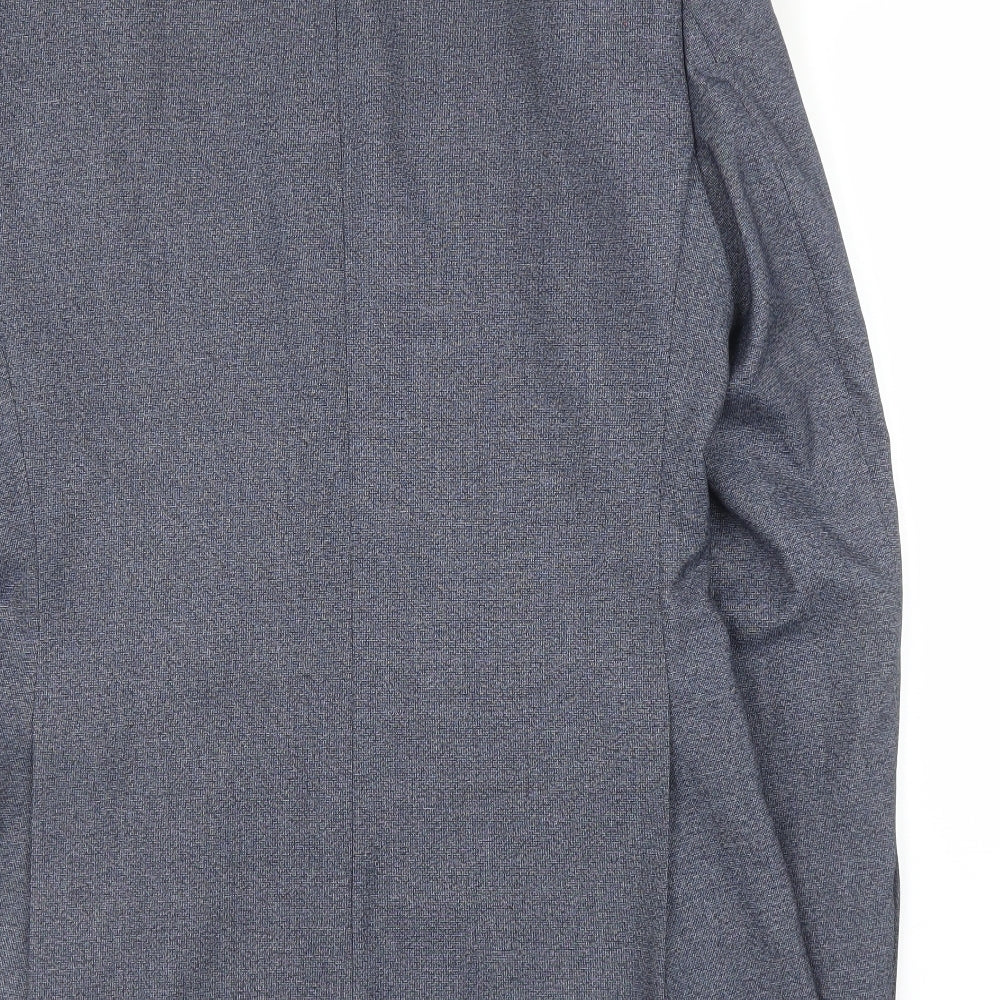 Moss Mens Grey   Jacket Suit Jacket Size 38