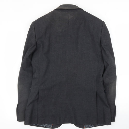 Burton Mens Grey   Jacket Suit Jacket Size 38