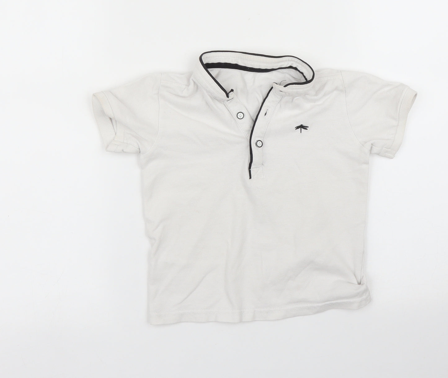 Matalan Boys White   Basic Polo Size 3 Years