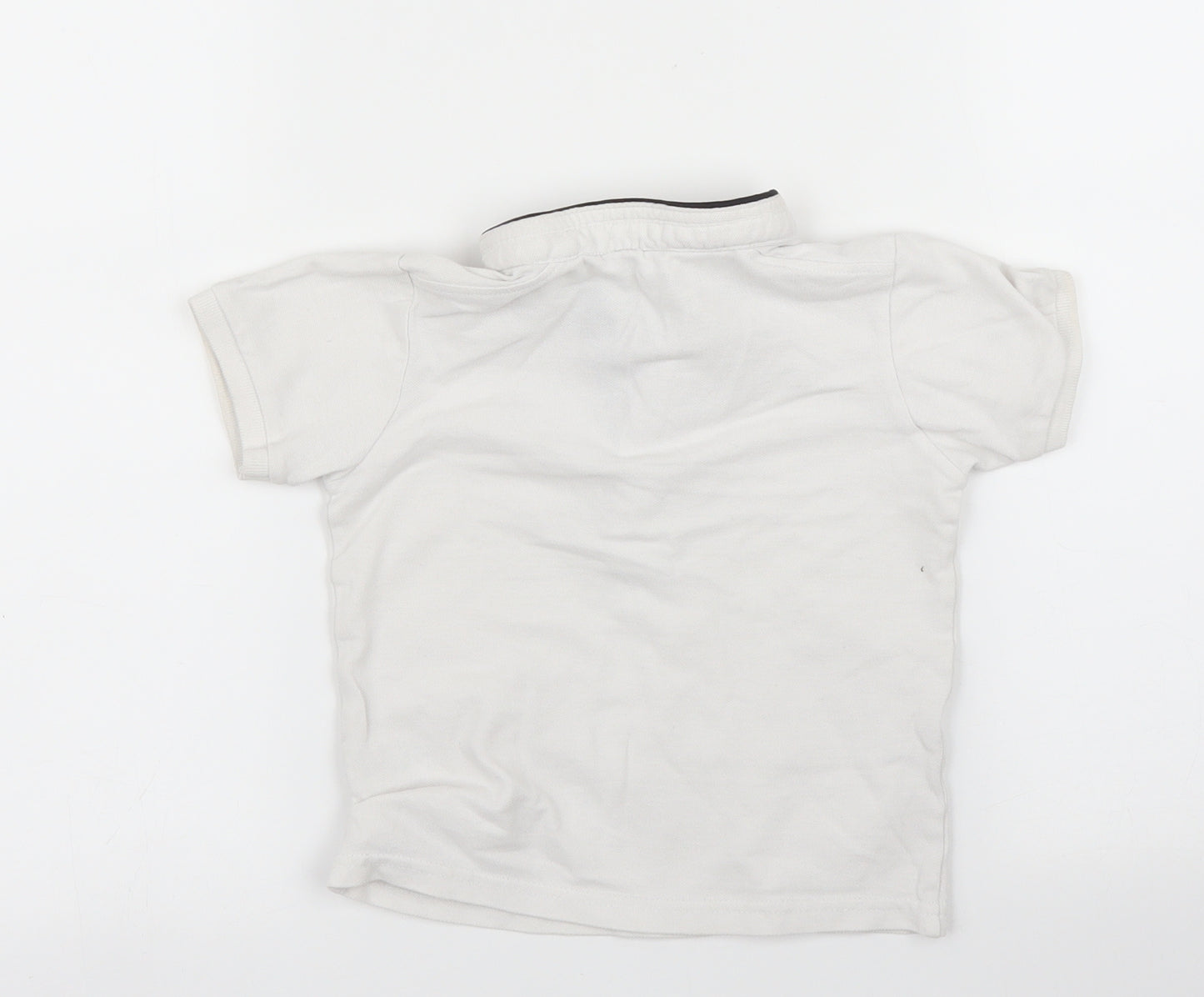 Matalan Boys White   Basic Polo Size 3 Years