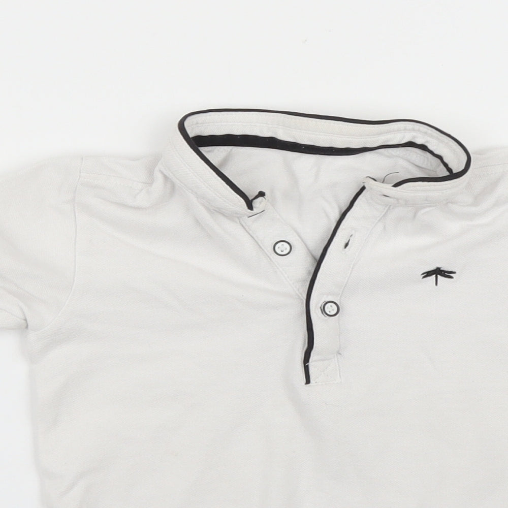 Matalan Boys White   Basic Polo Size 3 Years