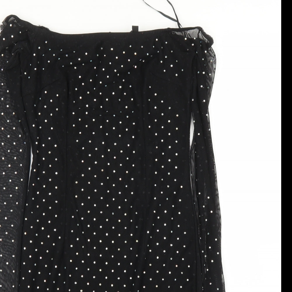 Nanana Womens Black   A-Line  Size 6