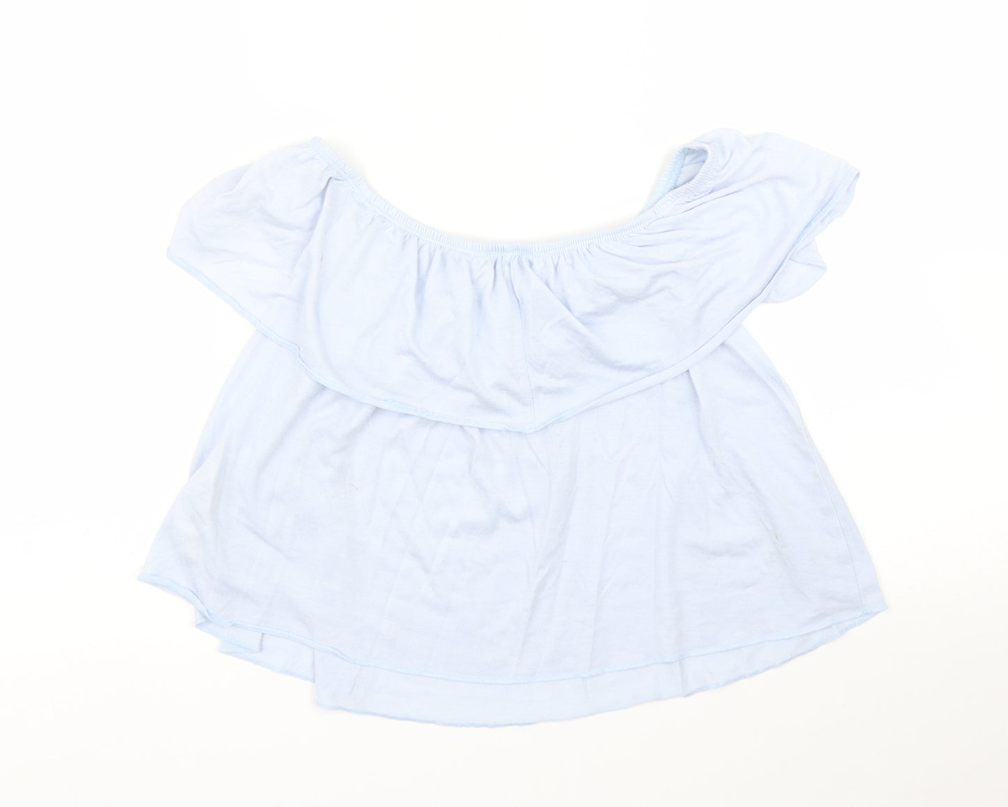 Topshop Womens Blue   Basic Blouse Size 6