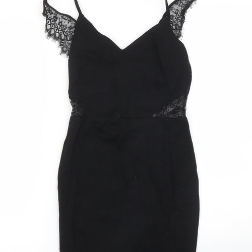 Miss Selfridge Womens Black   Sheath  Size 6