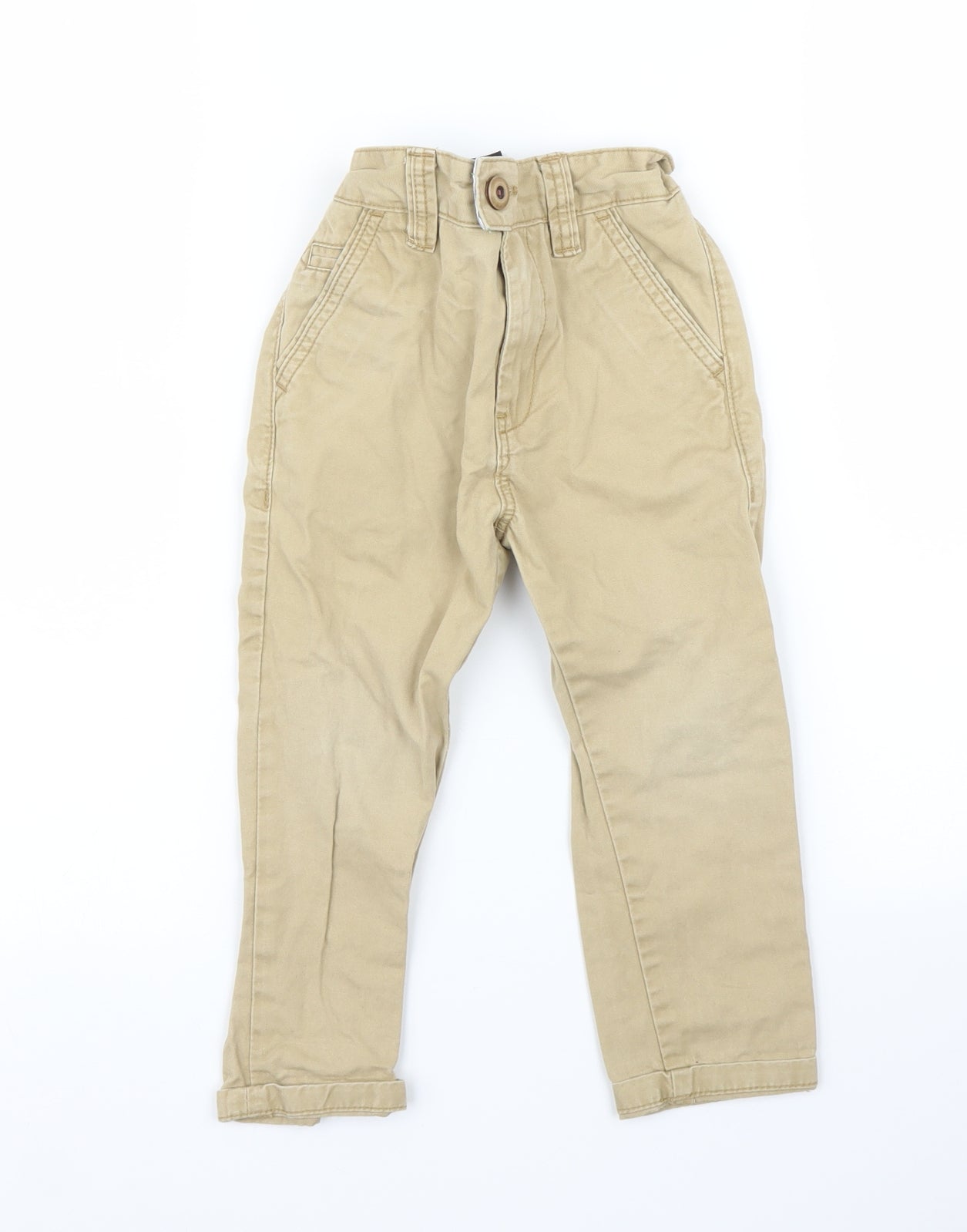 NEXT Boys Beige   Chino Trousers Size 3 Years