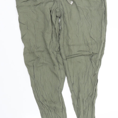 Dorothy Perkins Womens Green   Capri Trousers Size 8 L23 in