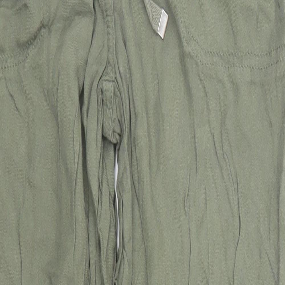 Dorothy Perkins Womens Green   Capri Trousers Size 8 L23 in