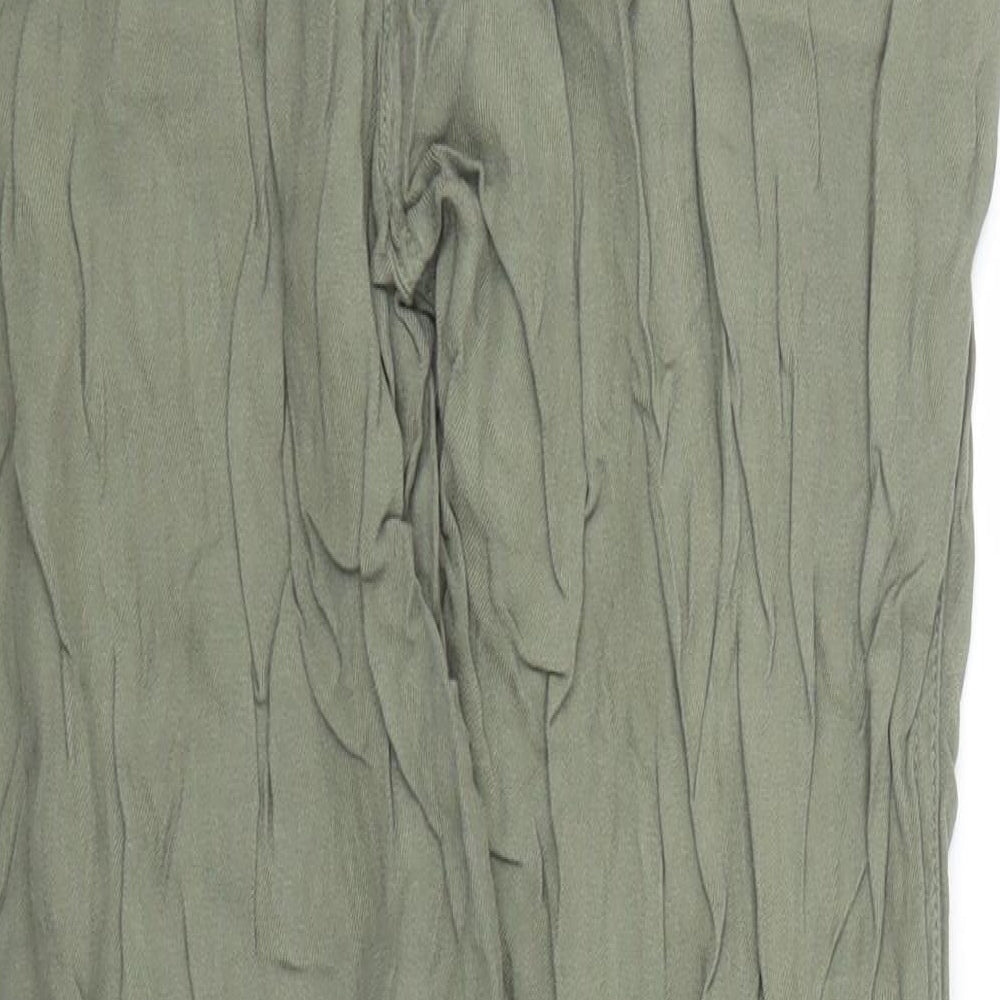 Dorothy Perkins Womens Green   Capri Trousers Size 8 L23 in