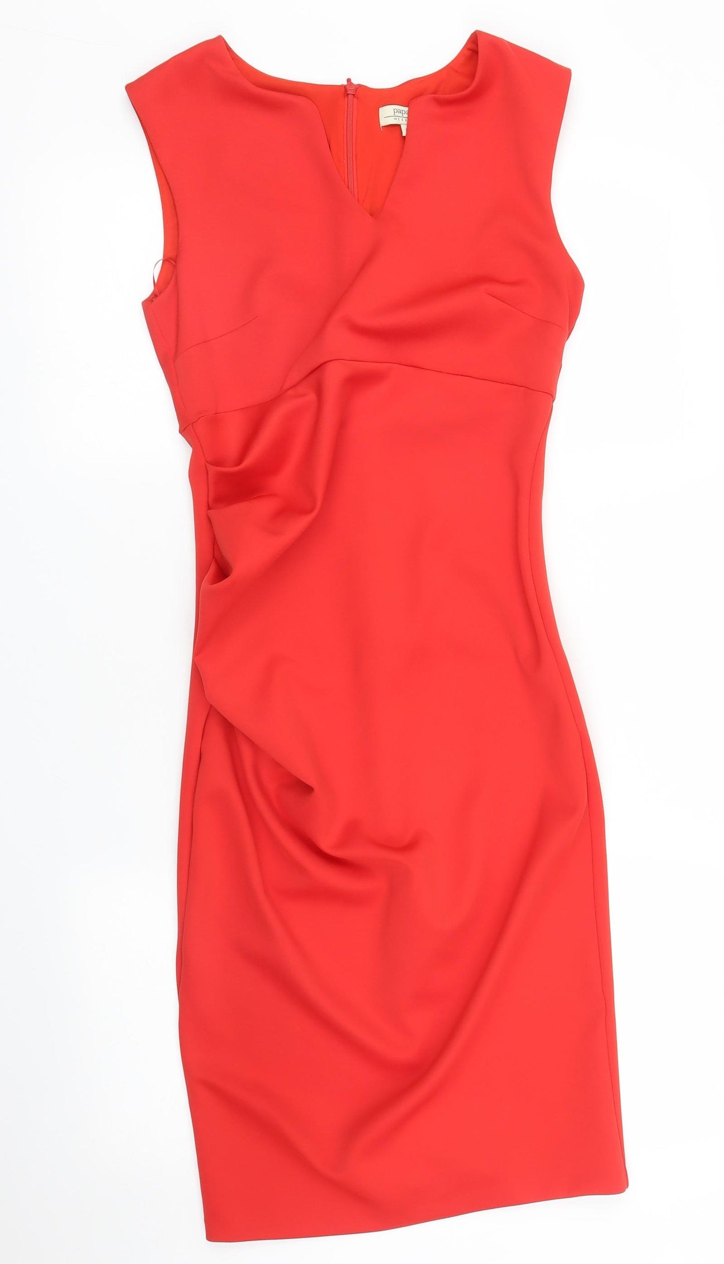 Papaya Womens Red   Sheath  Size 8