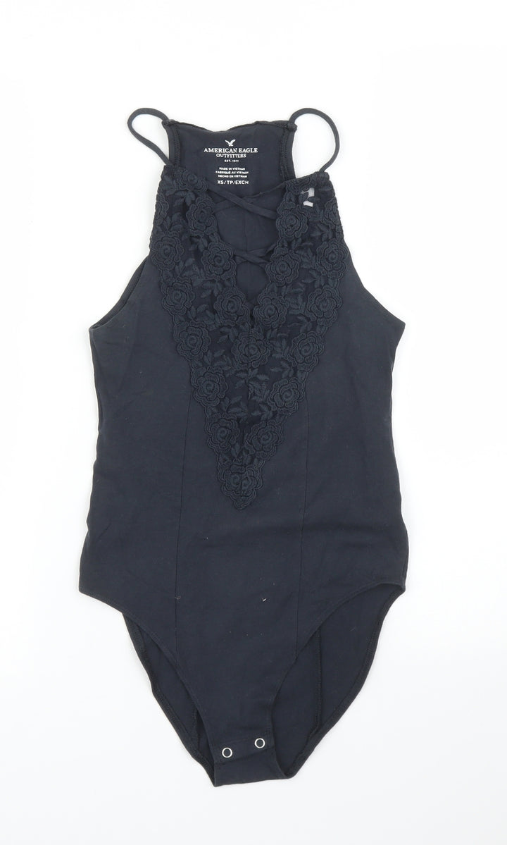 American Eagle Outfitters Womens Blue   Leotard One-Piece Size S