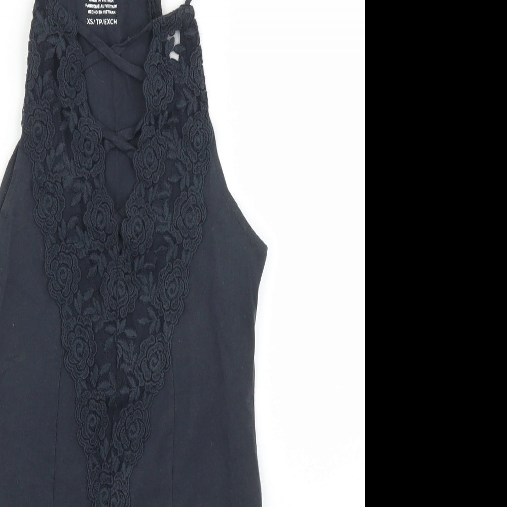 American Eagle Outfitters Womens Blue   Leotard One-Piece Size S