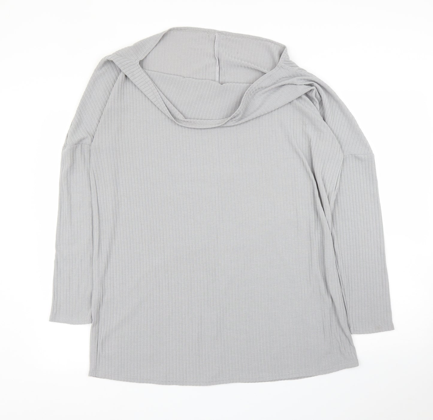 Boohoo Womens Grey   Tunic T-Shirt Size 16