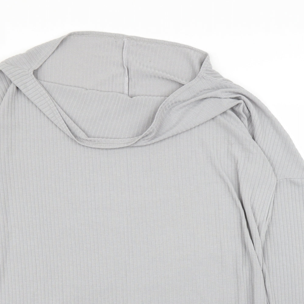 Boohoo Womens Grey   Tunic T-Shirt Size 16