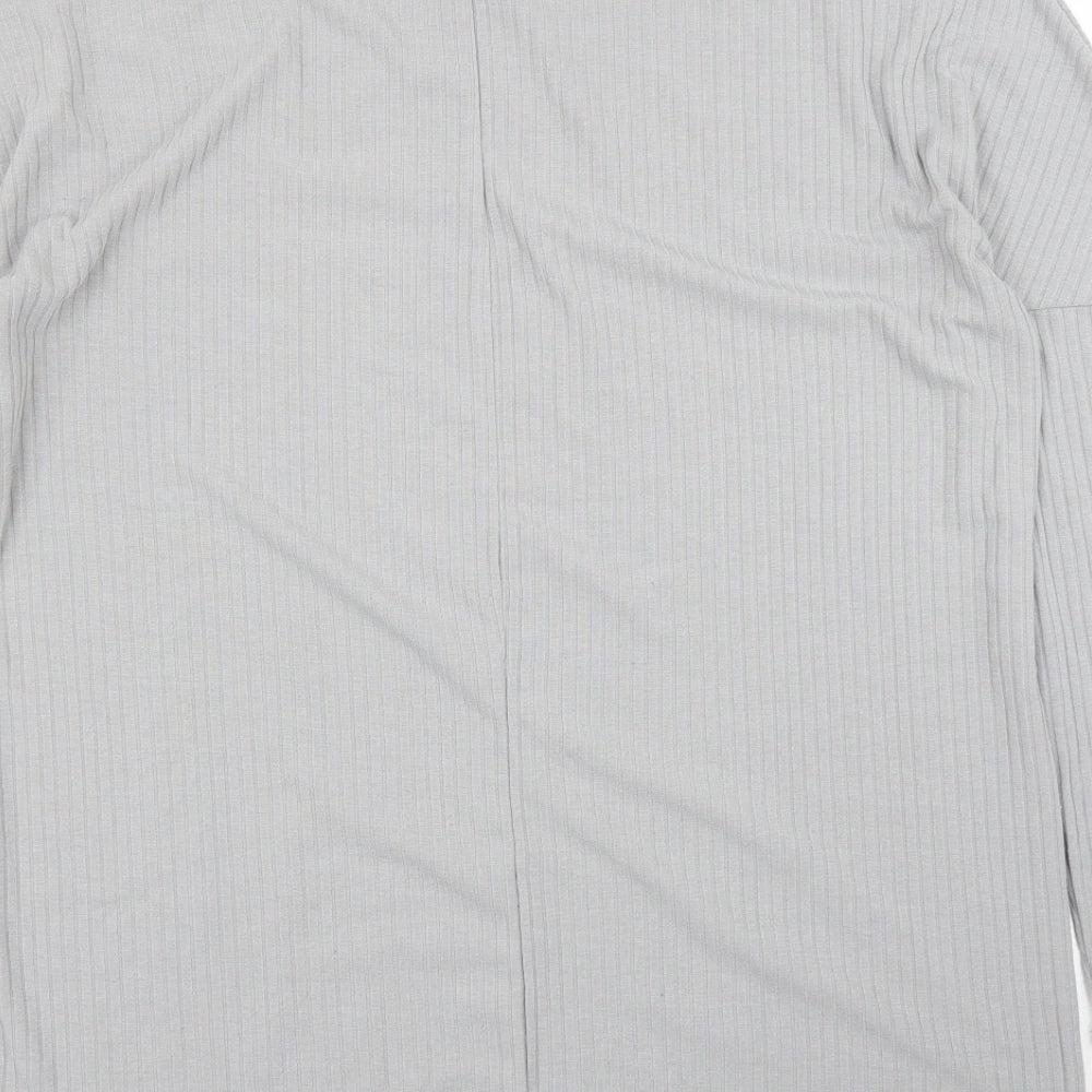 Boohoo Womens Grey   Tunic T-Shirt Size 16
