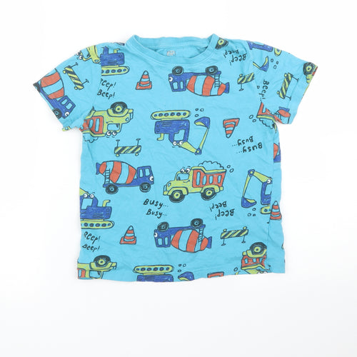 F&F Boys Blue   Basic T-Shirt Size 6 Years