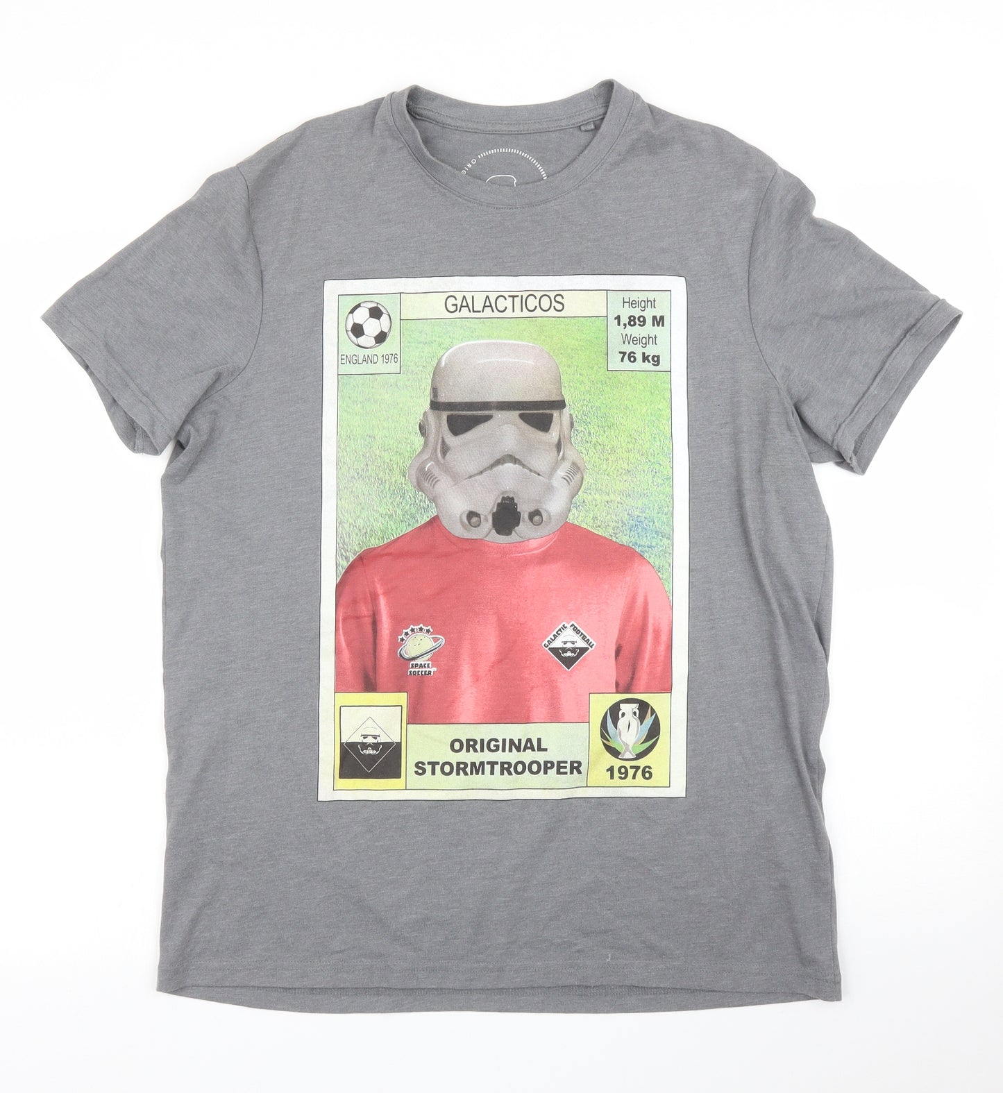 TU Mens Grey    T-Shirt Size M  - Star Wars