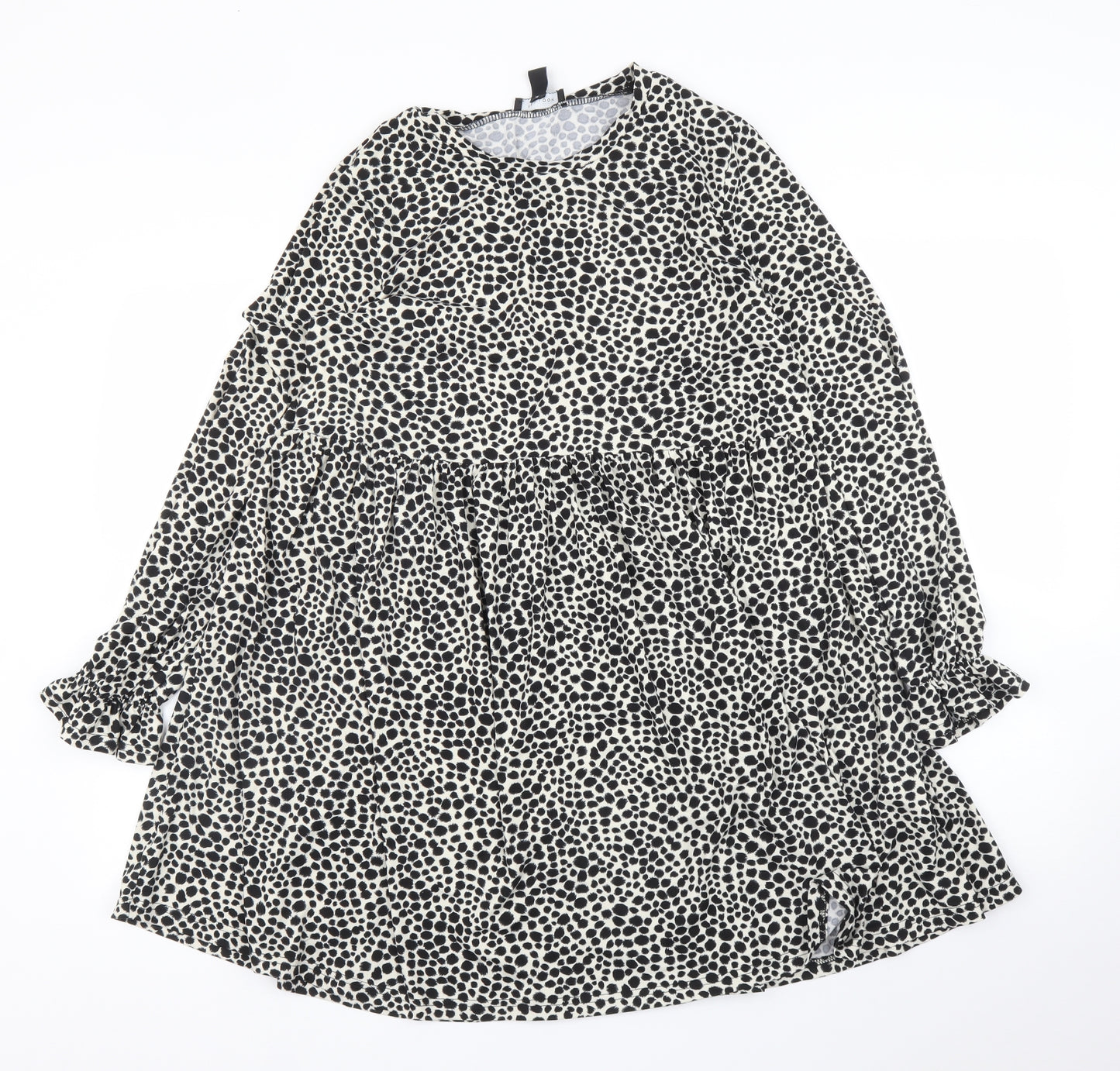 New Look Womens Beige Animal Print  A-Line  Size 10  - Leopard print