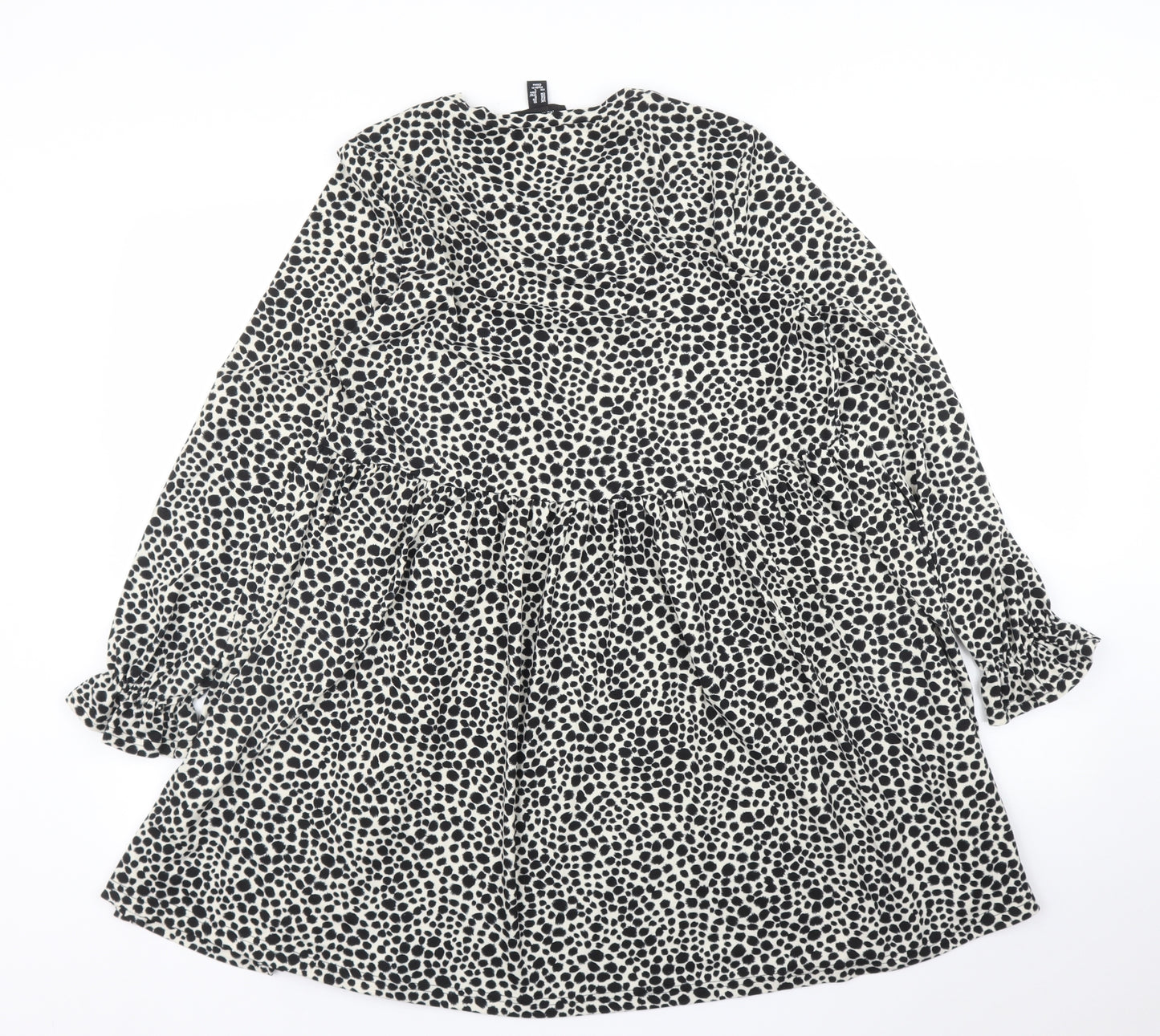 New Look Womens Beige Animal Print  A-Line  Size 10  - Leopard print