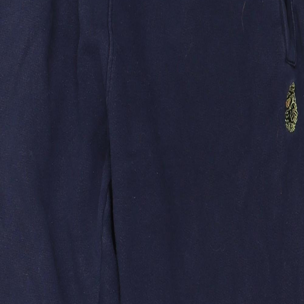 Luke Mens Blue   Jogger Trousers Size S L29 in