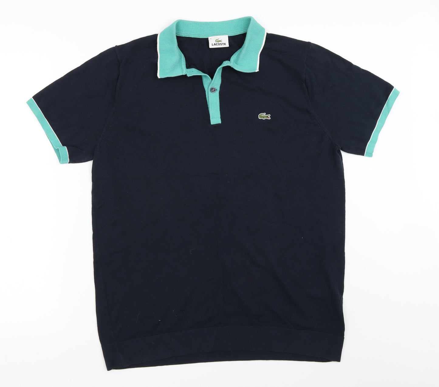 Lacoste Mens Blue    Polo Size M