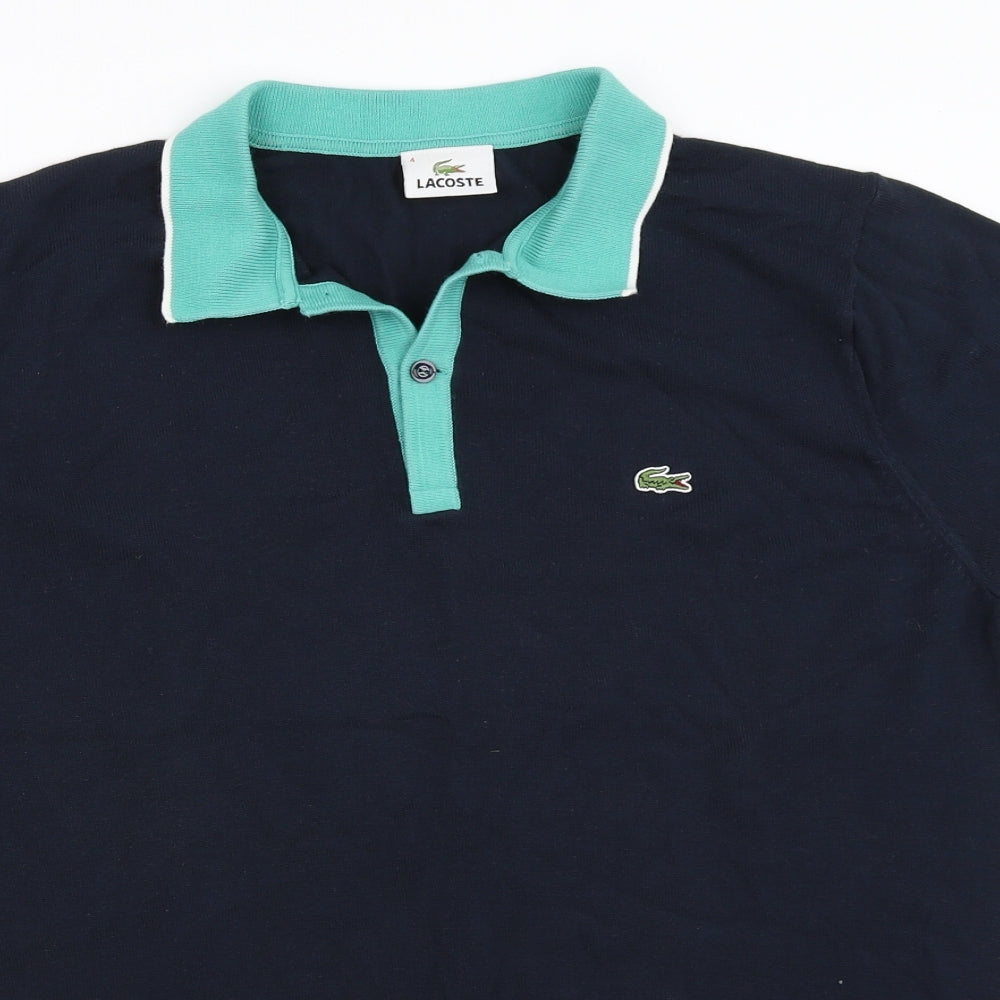 Lacoste Mens Blue    Polo Size M