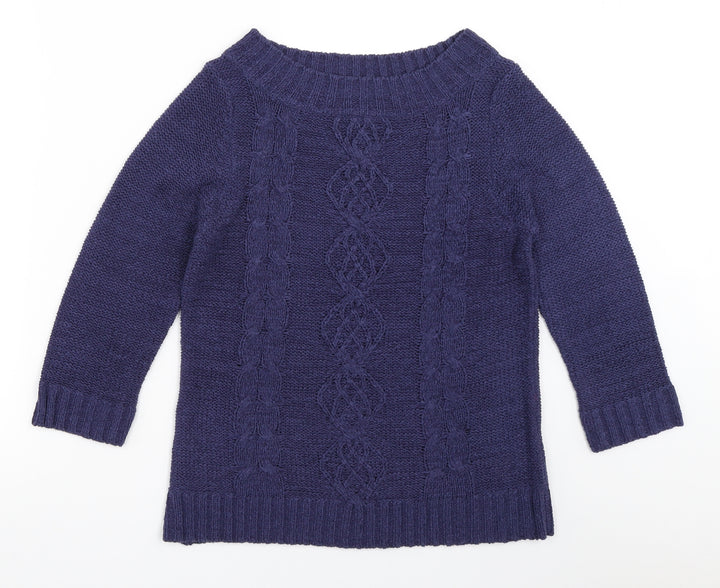 BHS Womens Blue Pullover Jumper Size 12