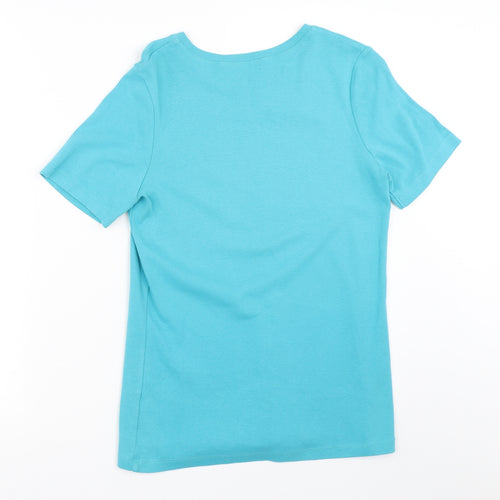 BHS Womens Blue   Basic T-Shirt Size 12
